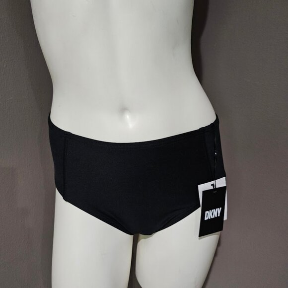 DKNY Stretch Full Coverage High Waisted Bikini Bottom - Picture 2 of 11